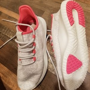 Grey and pink Adidas